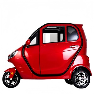 Triciclo Eléctrico 1500W 48V 60V 45Ah Batería 30-50Km H de Autonomía Totalmente Cerrado con Cámara de Reversa para Adultos - Product Image 3