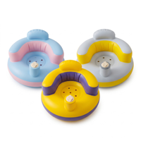 Chaise d'apprentissage gonflable pour bébé, siège de canapé en PVC pour bébé, chaise d'apprentissage antidérapante pour nourrisson, siège de soutien portable pour bébé