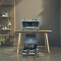 Pro berwarna printer dtf dual xp600 murah pencetak dtf 30 cm printer i1600 kaus mesin cetak dtf