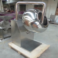 Stainless Steel Small Chocolate Enrobing Machine Sugar Peanut Pan Coating Machine
