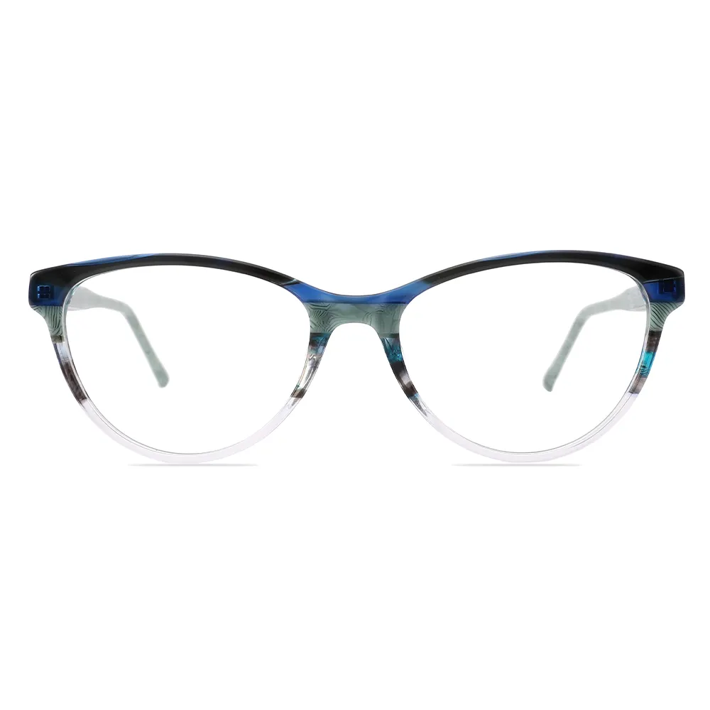 P6191 çin üretici popüler asetat gözlük optik gözlük gözlük çerçevesi