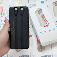 Batterie externe OEM à charge rapide, chargeur portable, banque d'alimentation, station d'alimentation 10000 mAh avec câble pour téléphone
