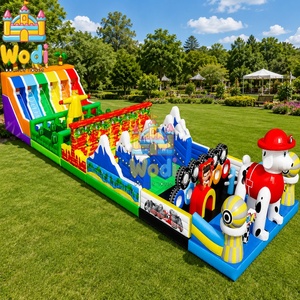Tela Premium con Costuras Reforzadas, Obstáculo Inflable <span class=keywords><strong>de</strong></span> <span class=keywords><strong>Halloween</strong></span>, Resistente al Fuego, para Eventos y Entretenimiento, Grado Comercial, PVC <span class=keywords><strong>de</strong></span> 0.55mm - Product Image 5