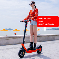 500w-1000w scooter électrique 10 pouces hors route scooter de mobilité pliant adulte e scooter electrica 500w elektrikli kick longue portée