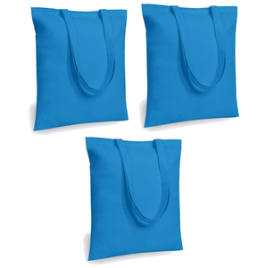 Sacs fourre-tout promotionnels en toile de coton réutilisables et lavables avec motif de lettres personnalisé, logo imprimé sur mesure et boucle réglable - Product Image 5