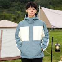Veste Softshell Homme Imperméable et Coupe-Vent Doublée Polaire à Capuche pour Randonnée en Extérieur – Couleurs Variées