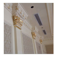 Ensemble de pilier romain en polyuréthane à densité de pilier de décoration intérieure pour mur décoratif intérieur