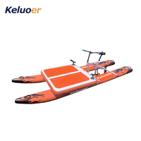 Vélo aquatique gonflable personnalisé en usine, en alliage de magnésium, pour sports nautiques