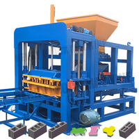 Bonne performance Qt4-15 automatique béton bloc creux Standard brique moulage finisseur margelle faisant la machine au Zimbabwe