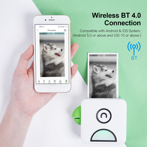 Poooli L1 カスタムミニポータブルBTワイヤレスサーマルフォトプリンター、スマートフォン用レシート印刷、ハンドヘルドステッカー、モバイルストック - Product Image 6