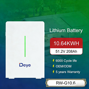 Nuevo Producto Deye ESS RW-G10.6 Lifepo4, Batería Solar Doméstica de 208AH, Caja de Almacenamiento de Energía, Otras Baterías - Product Image 1
