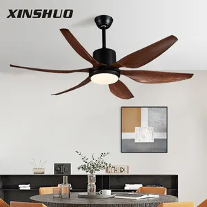 Support Customization 55 Inch Ceiling-mounted Dc Motor 6-blade Abs Fan Blade Ventilation Air Cooling Fan