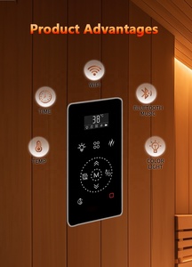 ستيبون 26 سنة من الشركة المصنعة لنظام العلاج بموجة الضوء الأحمر بالأشعة تحت الحمراء مع تطبيق واي فاي رقمي كهربائي مع تطبيق OEM ODM لوحة تحكم للساونا - Product Image 4