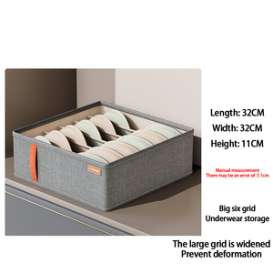 Organisateur de <span class=keywords><strong>rangement</strong></span> pliable à un niveau pour sous-vêtements, idéal pour les voyages et la maison – Compartiments pour chaussettes, soutiens-gorge et caleçons – Le compagnon idéal pour un <span class=keywords><strong>rangement</strong></span> efficace - Product Image 3