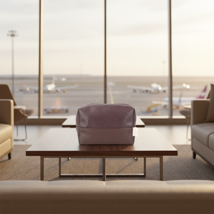 Bolsa de Cosméticos de Cuero PU Ecológica de Alta Calidad, Organizador de Maquillaje de Viaje con Cierre, Portátil, con Logotipo Personalizado, Ligera - Product Image 1