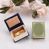 Boîte de rangement personnalisée pour livres de mode, décoration de luxe, ornements décoratifs, faux livre imprimé pour boîte à bijoux et pendentifs