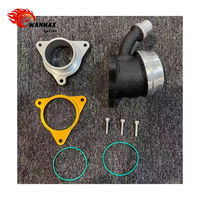 طقم أنبوب مدخل التوربو B58TU لسيارات BMW G20 M340i G42 M240i Z4 وتويوتا سوبرا A90، مصنوع من الألومنيوم المصبوب بشفة مزدوجة لتحسين أداء السحب الهوائي