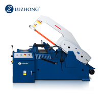 Scie à ruban horizontale en métal HS7125 HS7132 HS7140 HS7150 avec tension mécanique et moteur de 3,0 kW