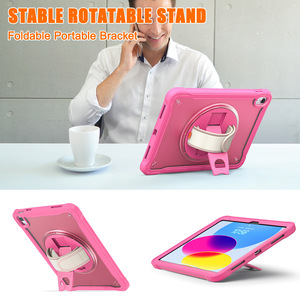 Chống sốc Kids Tablet trường hợp Rugged bìa cho <span class=keywords><strong>iPad</strong></span> A16 11th gen.11 inch 2025 10th Gen 10.9inch 2022 với xoay dây đeo tay - Product Image 5