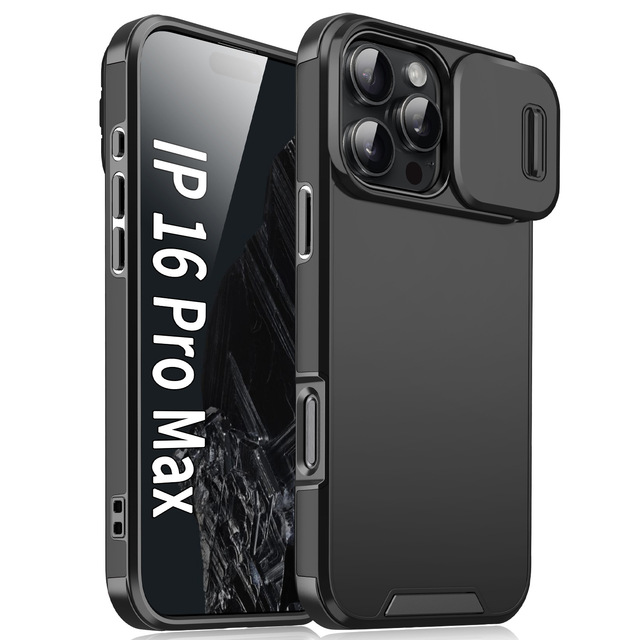 Slide Camera Protective Shockproof Case for iPhone 16 15 14 13 12 11 Pro Max 16 Plus Cover Cases for iPhone 15 Pro