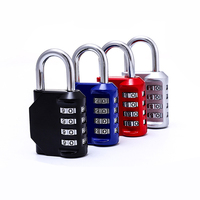 Chinois personnalisé 4 chiffres mécanique coffre-fort mot de passe cadran combinaison porte Pad serrures numérique numéro Gym cadenas avec Code