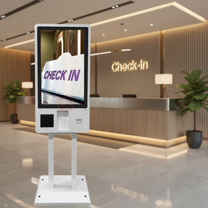 Terminal de paiement tactile pour point de vente (PDV) de 24, 27 et 32 pouces, borne de commande <span class=keywords><strong>automatique</strong></span> pour McDonald's, restauration rapide, kiosque de commande <span class=keywords><strong>automatique</strong></span> pour KFC/restaurants - Product Image 1