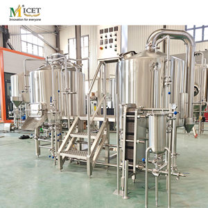 Equipo de Elaboración de <span class=keywords><strong>Cerveza</strong></span> MICET 300L 350L 400L, Microcervecería Eléctrica de 2 Recipientes, <span class=keywords><strong>Unidad</strong></span> de Maceración y Elaboración para Cervecerías y Salas de <span class=keywords><strong>Cerveza</strong></span> - Product Image 3