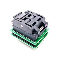 Adaptador de programador IC TQFP32 QFP32 a DIP32, Chip de prueba, enchufe SA663, circuitos integrados de asiento ardiente