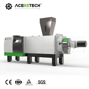 Small Footprint ASD Soft Plastics Dewatering And Drying Recycling Squeezer Machine