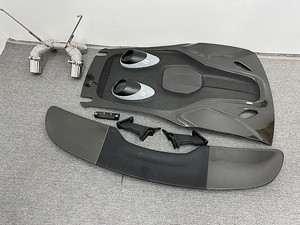 Para <span class=keywords><strong>McLaren</strong></span> 540C 570S, se actualiza con un capó de fibra de carbono estilo <span class=keywords><strong>600LT</strong></span> y escape trasero. - Product Image 5
