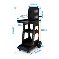 Chariot d'équipement professionnel pour atelier automobile