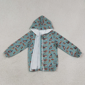 Veste à capuche zippée pour enfants BT1818 Mallard Ducks - Product Image 2