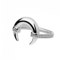 Gemnel 925 Argent 14k Plaqué Or Bijoux Minimaliste Corne Bande Anneaux En Gros 2025 pour Femme