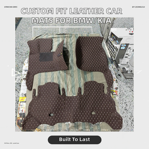 Tapis de sol de voiture de sport en cuir de luxe 5D 7D, ensemble complet de 4 pièces, <span class=keywords><strong>design</strong></span> antidérapant, Civic 1 Series 3 Series Cherokee Venza A4 Land Cruiser - Product Image 2