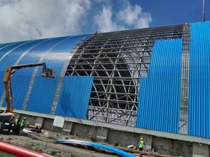 Hỗ trợ prefabrication dài tuổi thọ than lưu trữ nơi trú ẩn Dome than đổ không gian khung - Product Image 3