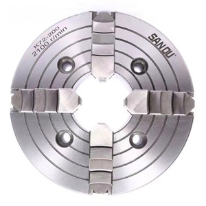 Mandril Independiente de 4 Mordazas de Acero de Calidad Superior K72-125 de 5 Pulgadas, Marca SANOU, para Fresadora y Torno - Product Image 5
