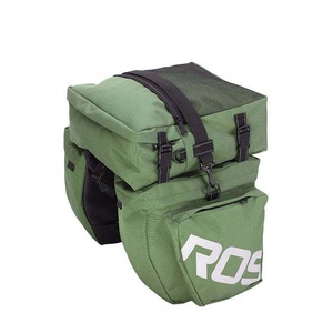 Sacoche de selle de vélo en polyester imperméable avec sangle détachable, double côté, <span class=keywords><strong>porte</strong></span>-bagages arrière pour vélos de montagne/de route - <span class=keywords><strong>Sac</strong></span> de transport - Product Image 2