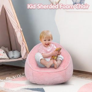 Poltrona Portatile in Tessuto Vellutato per Bambini dai <span class=keywords><strong>3</strong></span> Anni in Su, Divano per Bambini Imbottito con Schiuma, Sedia per Bambini - Product Image 4