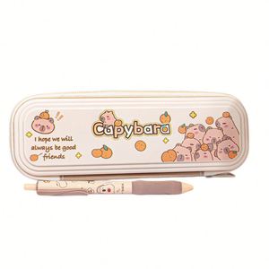 กล่องเครื่องเขียน X57 ลายการ์ตูนสำหรับนักเรียนประถม กล่องดินสอสามมิติ กล่องใส่เครื่องเขียนเด็ก - Product Image 4