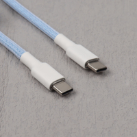 Câble USB-C vers Type-C personnalisé LANO pour clavier mécanique de jeu avec rétroéclairage RVB et fonction Plug & Play
