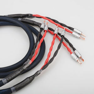 L180 HiFi Audio Line خالية من الأكسجين مطلي بالنحاس فضي السميك لاتصالات مكبر الصوت المحيطي جديلة الموز - Product Image 2