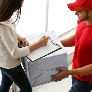 Tùy chỉnh dày thân thiện với môi có thể tái chế Poly bưu phẩm chuyển phát nhanh túi không thấm nước vận chuyển gửi thư Túi mạnh mẽ dính nhanh - Product Image 2