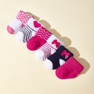 Calcetines para Bebé al por Mayor, Primavera Verano, Niños Recién Nacidos, Estándar, Niñas, Estilo Casual, Tejido <span class=keywords><strong>de</strong></span> Punto, Antibacterianos, Spandex/Algodón - Product Image 4