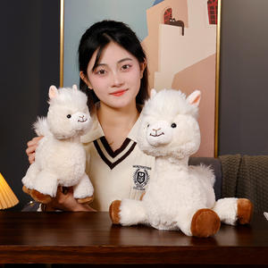 Juguete de Peluche de Alpaca de 30cm y 40cm, Almohada de Abrazo de <span class=keywords><strong>Animal</strong></span> de Peluche de <span class=keywords><strong>lama</strong></span>, Cojín Suave y Esponjoso, Regalo Super Kawaii para Cumpleaños - Product Image 3
