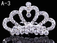 Barrettes couronne de princesse en diamant faites à la main, petite couronne de poupée, mini jouet décoratif