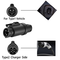Konverter Adaptor Eropa OLINK Tipe 2 ke J1772, Soket Pengisian Daya J1772 Baru, Adaptor Pengisi Daya EV AC untuk Armada, Komersial, dan Depot