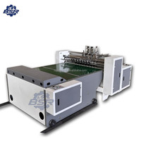 Machine automatique d'assemblage de carton, machine à rainurer les cloisons en carton ondulé avec support de collecte de papier