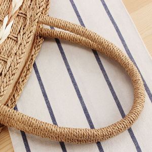 Bolso Tote Bandolera de Gran Capacidad al por Mayor, Bolso de Paja Tejida para Vacaciones, Bolso de Mano para Mujer - Product Image 2