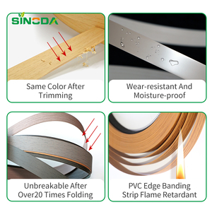 Cinta de Borde de PVC de Reparació<span class=keywords><strong>n</strong></span> Rápida, Autoadhesiva, Unió<span class=keywords><strong>n</strong></span> Instantánea para Carpintería, Gabinetes, Melamina, Metal, Sin Necesidad de Equipo Especial - Product Image 3