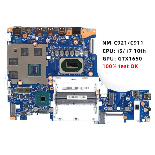 NM-C921/C911.for Legion 5-15IMH05/5-15IMH05H Laptop Motherboard.With CPU I5-10300H/I7-10750H,GPU GTX1650.100% Tested